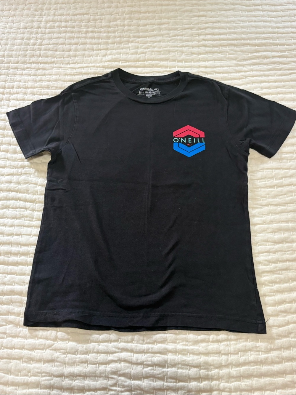 Kids O'Neill Black Logo Short-Sleeve Crew Tee